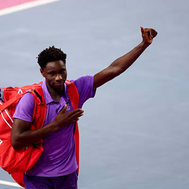 Moise Kouamé, coach by Gasquet. Photo: gettyimages