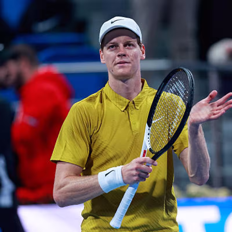 Sinner is back in Doha. Source: Getty