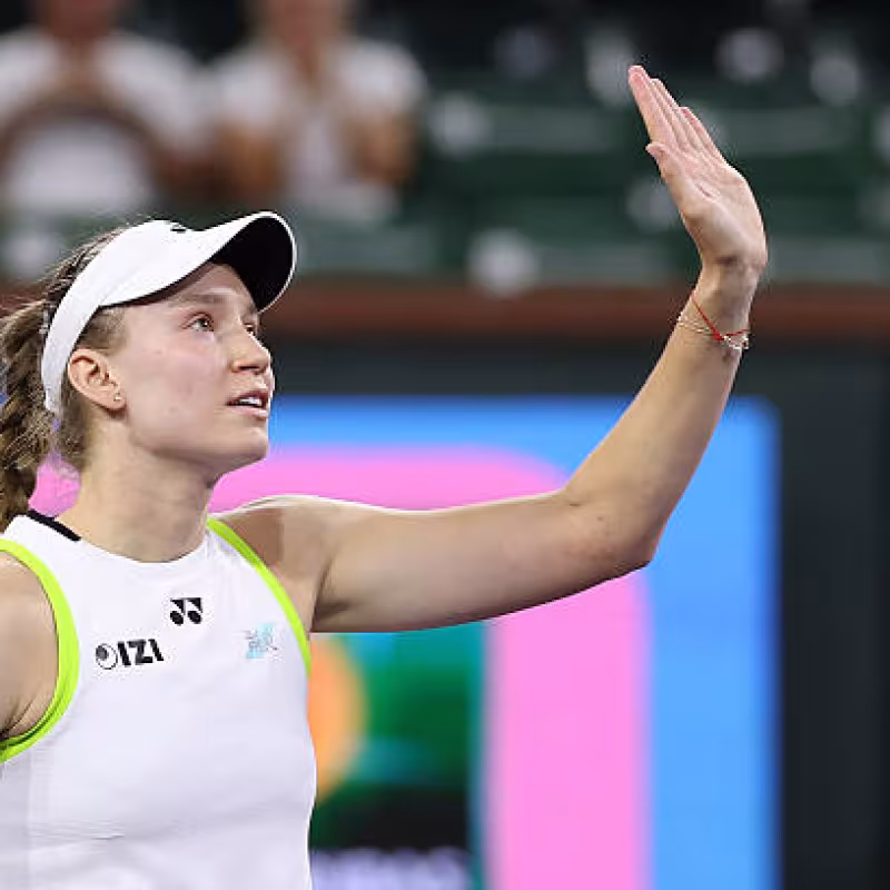This was Rybakina's speech after losing the Indian Wells final.
