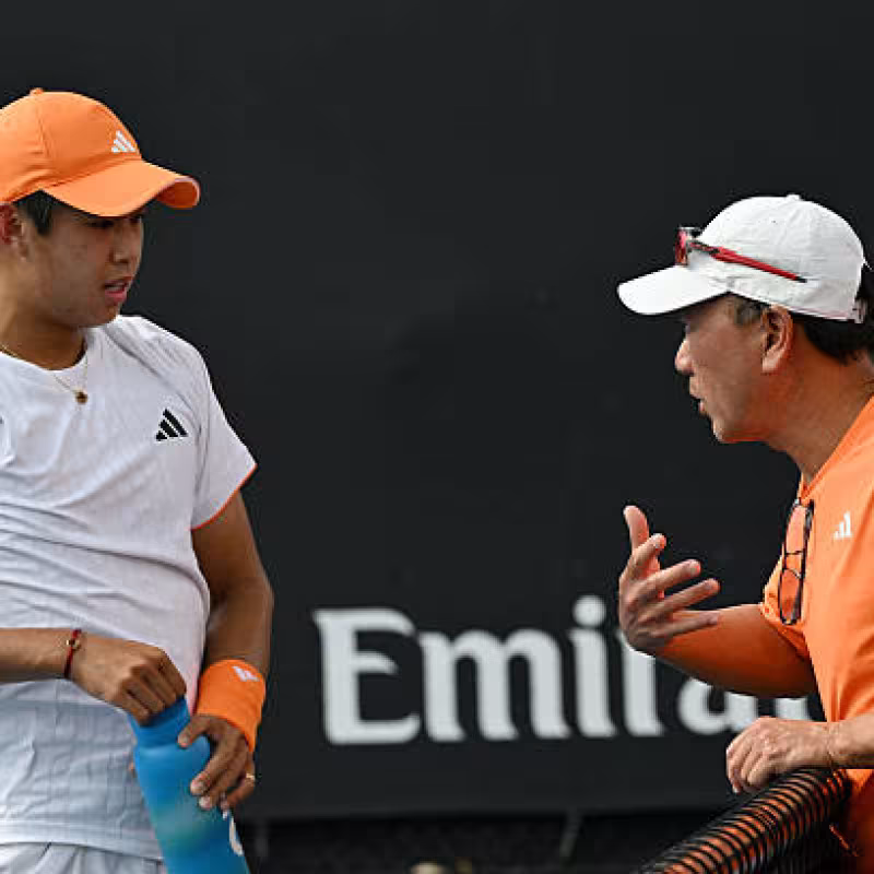Chang is not worried about Tien's double faults: "It's part of the process to be a more aggressive server." Photo: Gettyimages