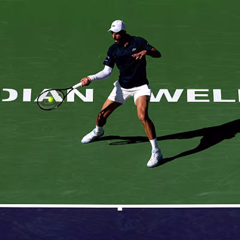Djokovic pulls out the resistance manual to defeat Kovacevic. Photo: Gettyimages