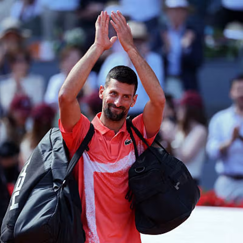 Entry List Mutua Madrid Open 2026. Djokovic signs up again for the Magic Box and Rune reappears seven months later. Photo: Gettyimages