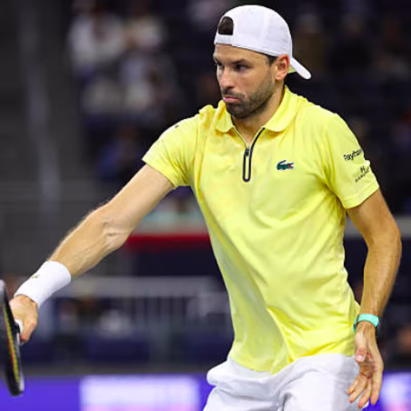 Dimitrov reunites with victory and will be Alcaraz's first rival in Indian Wells. Source: Getty