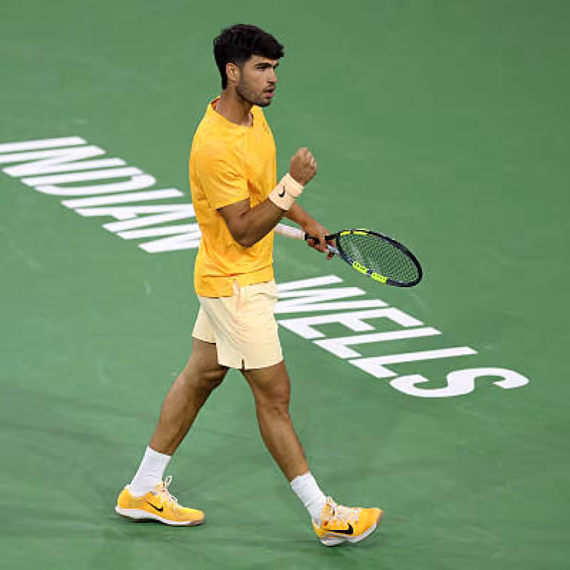 Here are the schedules for the men's semifinals of Indian Wells 2026: Sinner - Zverev, Alcaraz - Medvedev. Photo: Gettyimages