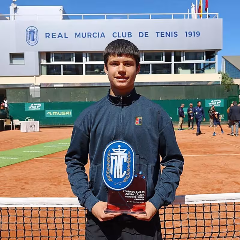 Jaime Alcaraz: "I have Carlos as a brother, not as a tennis role model" Photo: Andrés Molina/AGM