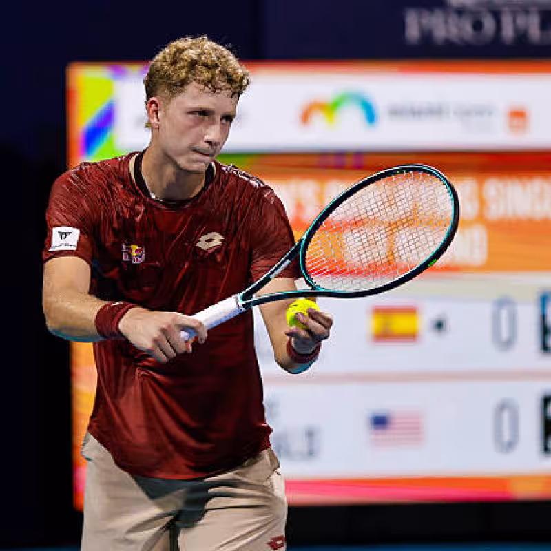 Landaluce also joins the Spanish celebration in Miami: beats Girón and sets up showdown with Darderi. Photo: Gettyimages