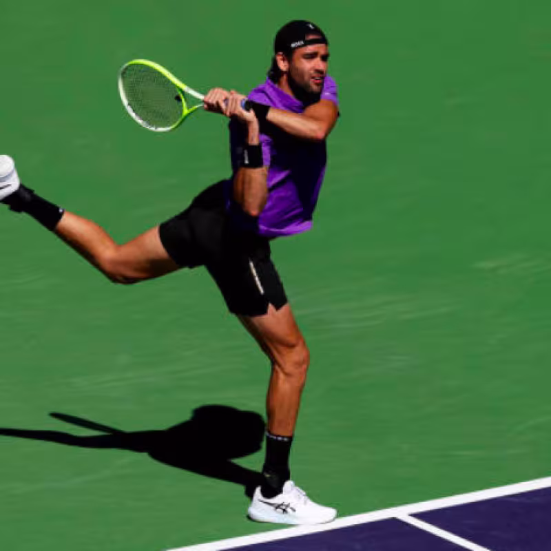 Berrettini trains in Indian Wells with a former top 5 player: "It will help me regain confidence in my tennis." Source: Getty