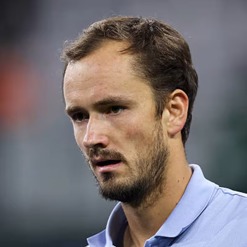 This was the controversial refereeing decision that tipped the match in favor of Medvedev in his clash with Draper. Photo: Gettyimages.