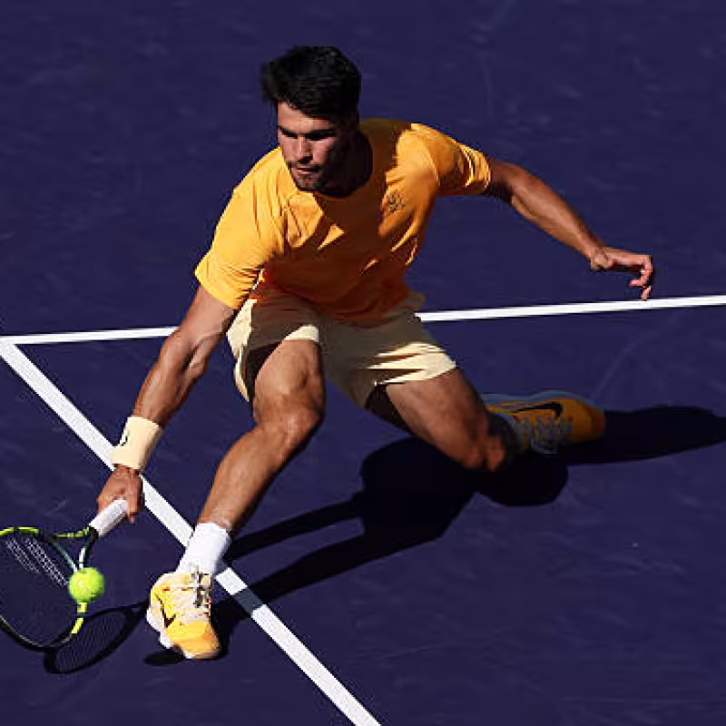 Ruud has no water in Alcaraz's desert. Photo: Getty Images