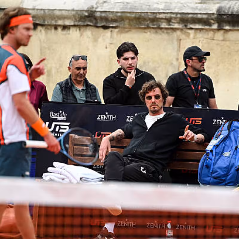 Rublev confesses what it means to have Safin on his team: "He brings me a lot of calm and a bit of maturity." Photo: Gettyimages.