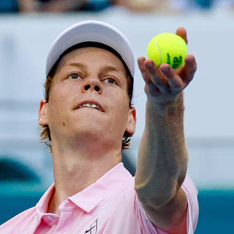 Sinner is the fifth fastest tennis player to reach twenty Masters 1000 quarter-finals. Photo: Gettyimages