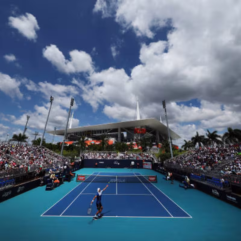 Daytime session at the Miami Open 2026 suspended due to rain