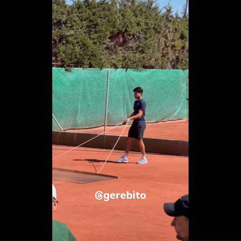 The viral video of Alcaraz that shows his education and humility. Video: Germán Abril