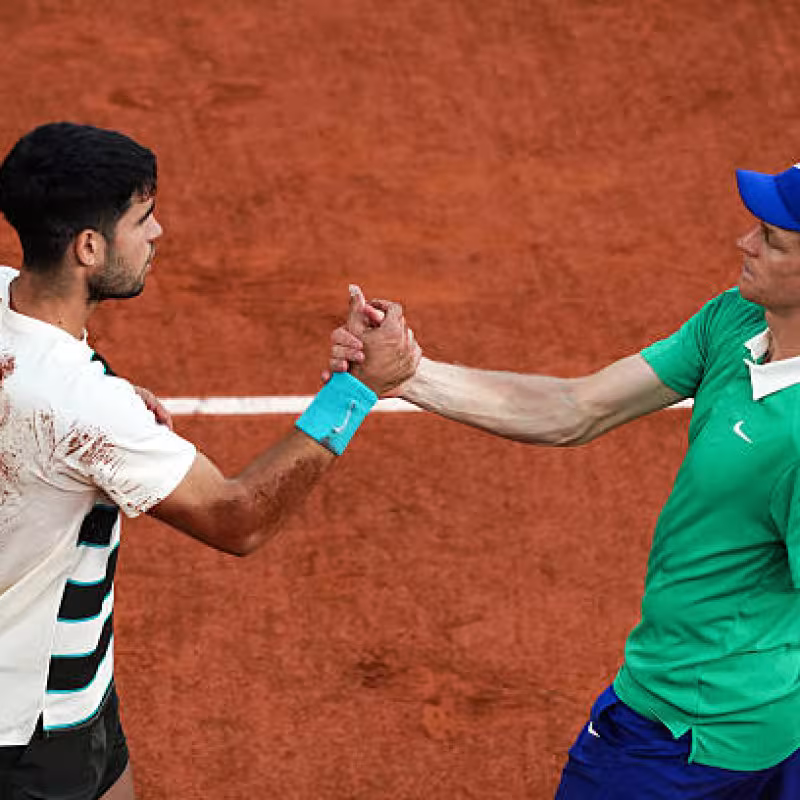 Alcaraz and Sinner, questions on the clay court tour. Photo: gettyimages