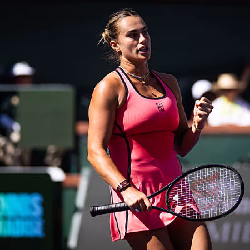 Aryna Sabalenka, champion at Indian Wells 2026. Photo: gettyimages