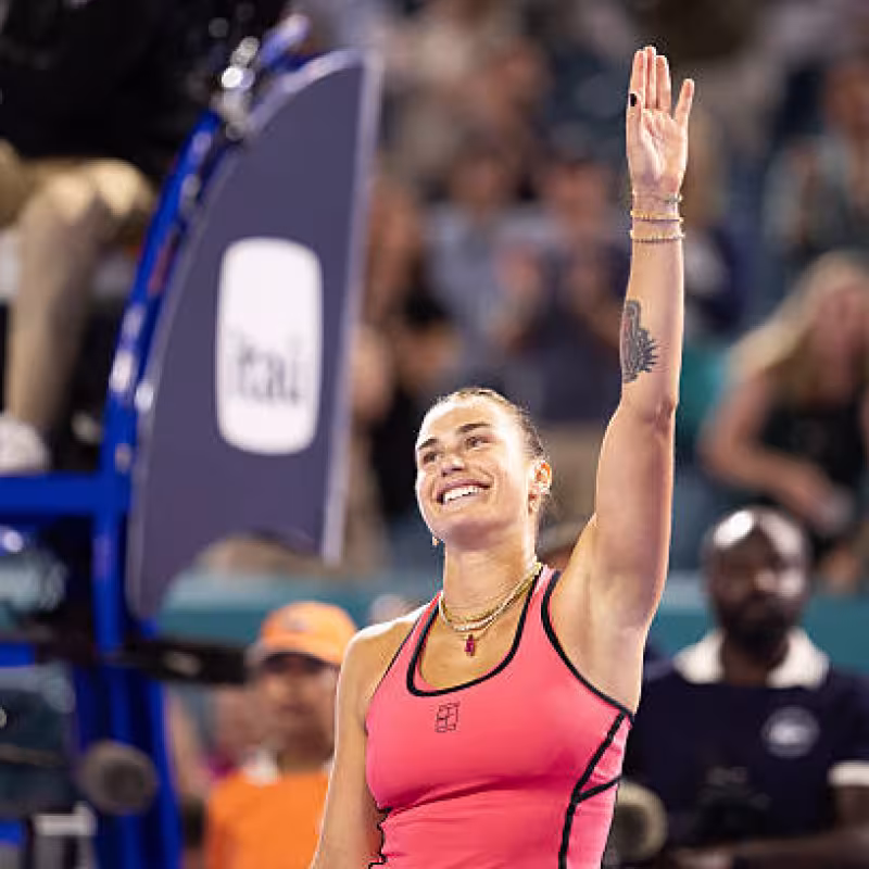 Aryna Sabalenka, advantage as number 1. Photo: gettyimages