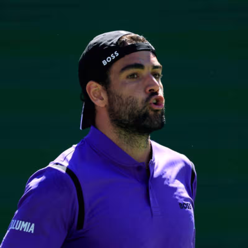 Berrettini, proud after his comeback: "I was sick until three days ago". Source: Getty