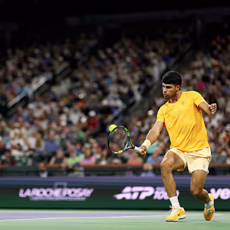 Carlos Alcaraz, schedule where to watch at Indian Wells with Ruud. Photo: gettyimages
