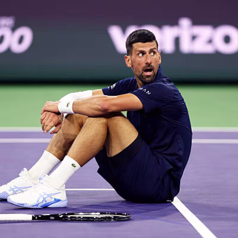 Novak Djokovic, out of Miami Open 2026. Photo: gettyimages
