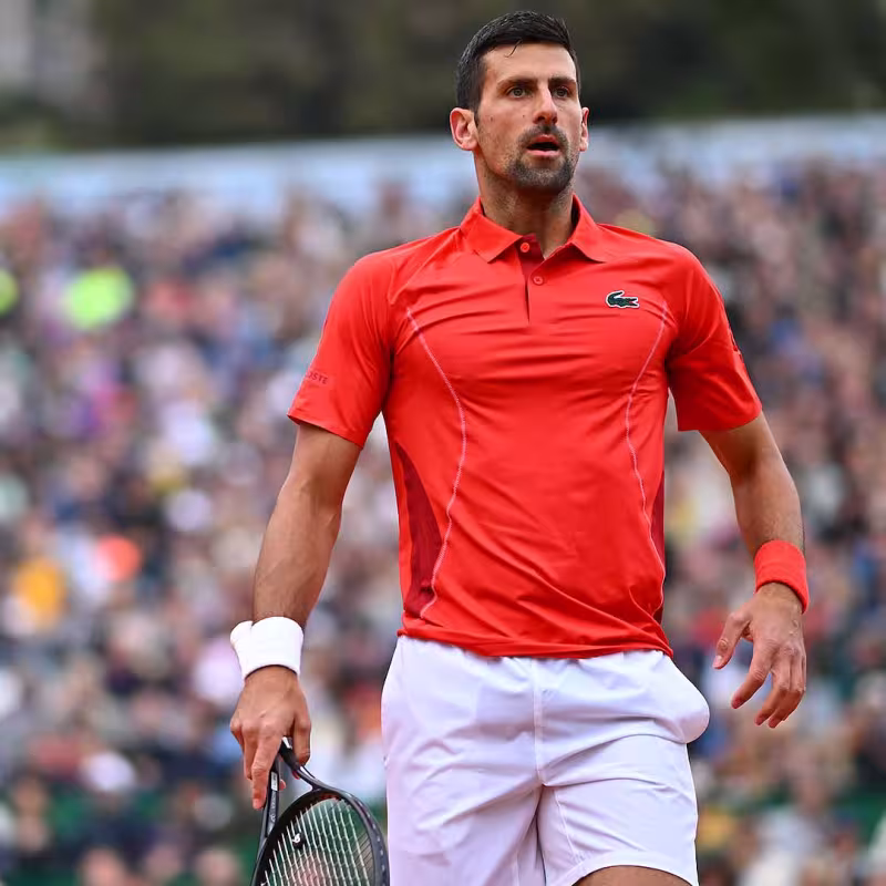 Novak Djokovic withdraws from the Monte Carlo M1000. Photo: Getty