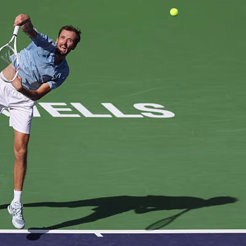 Medvedev and a fact that defines why he played so well at Indian Wells.