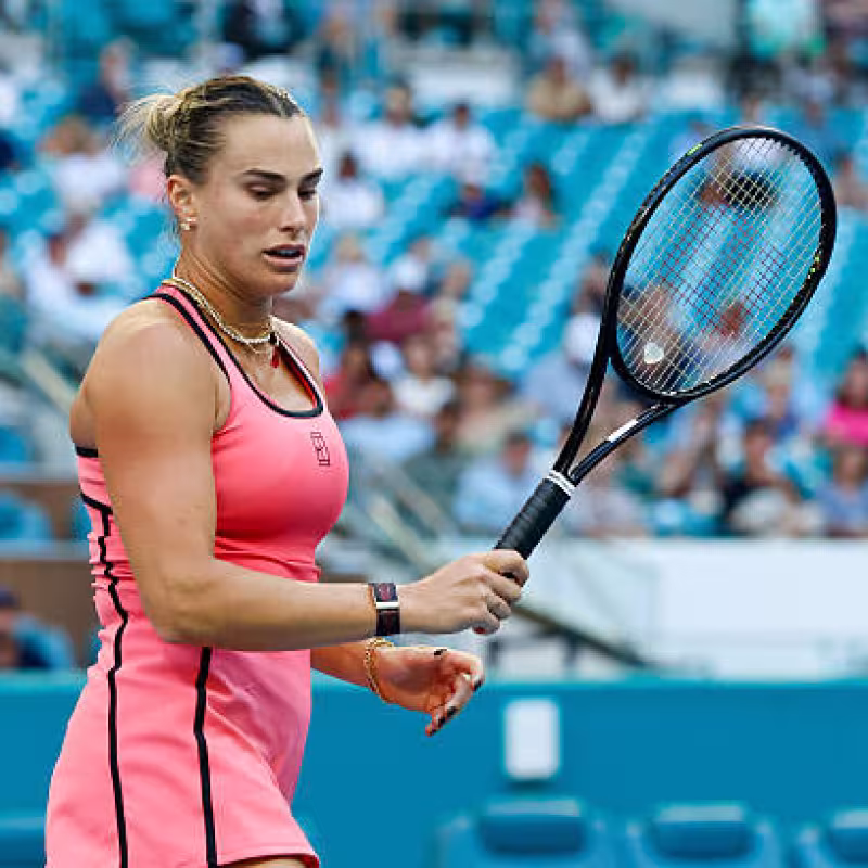 Sabalenka does not lower the intensity in Miami.