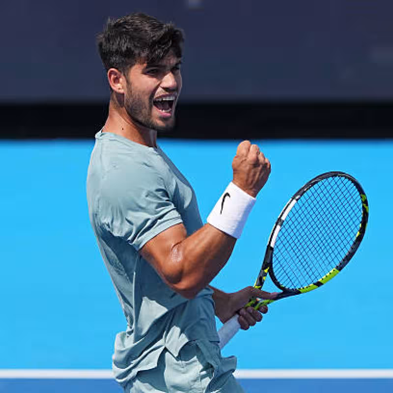 The schedule is now known for when Alcaraz, Sinner, and the rest of the favorites will play at Indian Wells. Source: Getty