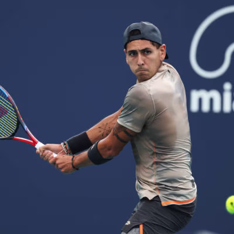 Tabilo gets emotional after defeating Rublev: "These have been very tough months." Source: Getty