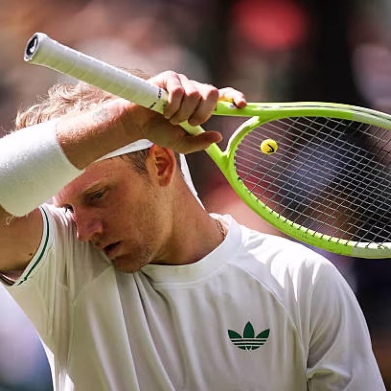 Tien shatters Davidovich's dream at Indian Wells with a cruel ending. Source: Getty