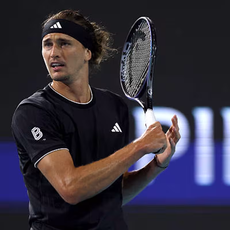 Alexander Zverev resisted against Marin Cilic in Miami.