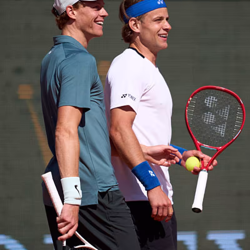 Bergs reveals how the moment occurred when Sinner asked him to play doubles in Monte Carlo. Photo: Gettyimages