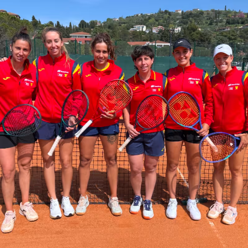 The Spanish BJKC team is already preparing for the tie against Slovenia. Source: RFET