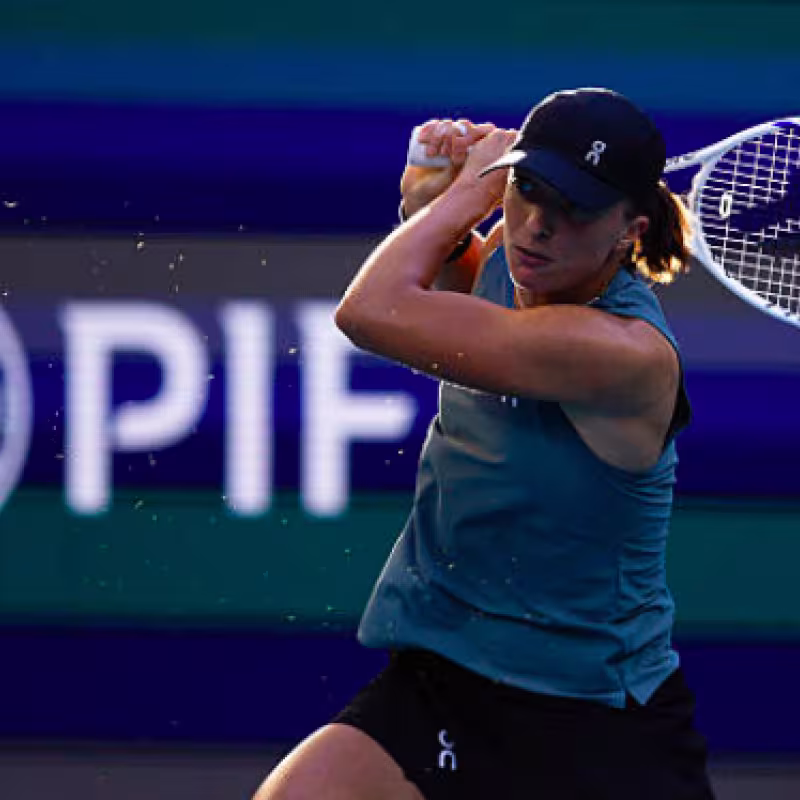 Swiatek is asked what things her next coach should have, and the list is endless. Source: Getty
