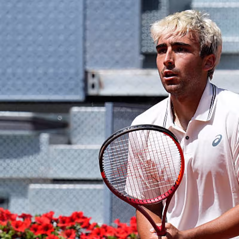 Mérida and Llamas, one win away from the main draw at the Mutua Madrid Open.
