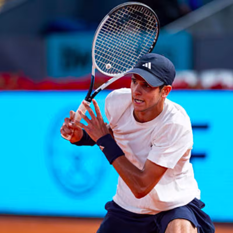 Jódar's unexpected wink to Djokovic that no one saw. Source: Getty