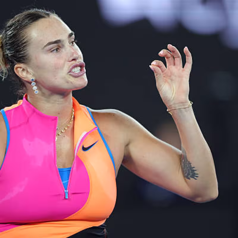 Sabalenka withdraws from the Stuttgart tournament due to injury.