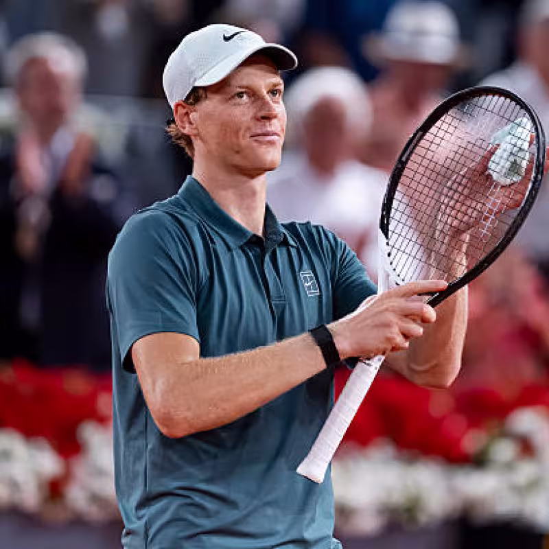 Sinner joins Nadal and Federer as the only tennis players to reach the semifinals of the first four Masters 1000 of the year. Photo: Gettyimages