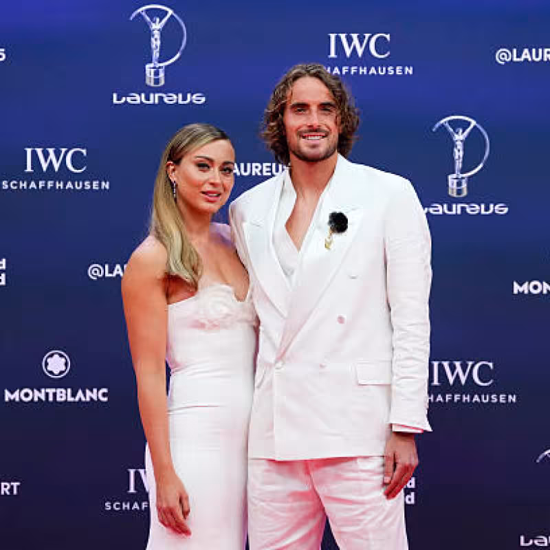Tsitsipas confesses he prefers his girlfriend not to be a tennis player and this is Badosa's reaction. Photo: Gettyimages