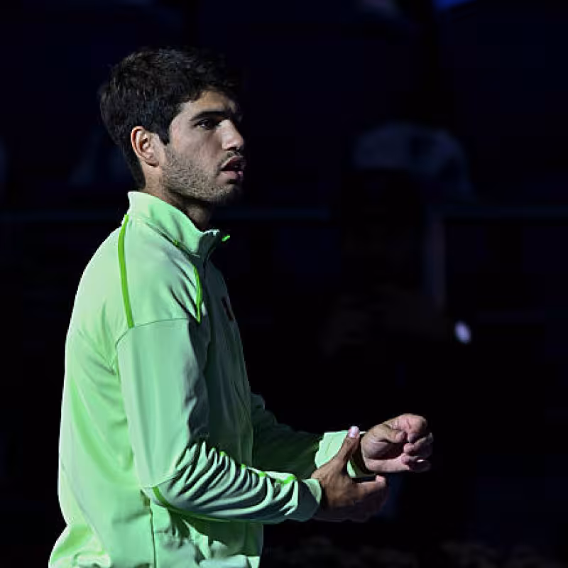 Alcaraz reunites with Sinner in Monte Carlo.
