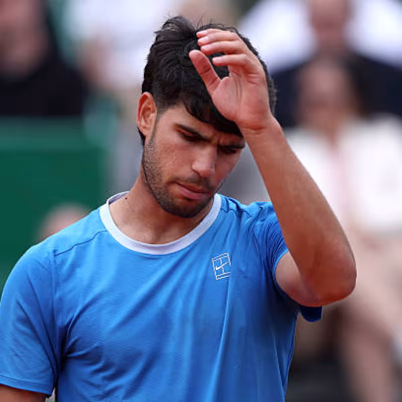 Carlos Alcaraz out of Roland Garros 2026. Photo: gettyimages