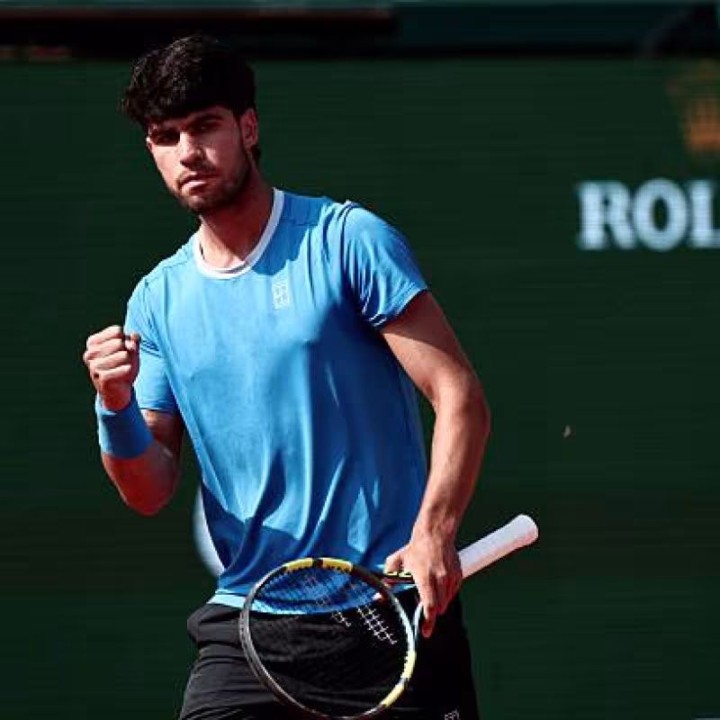 Carlos Alcaraz defeats Vacherot in Monte Carlo. Photo: gettyimages