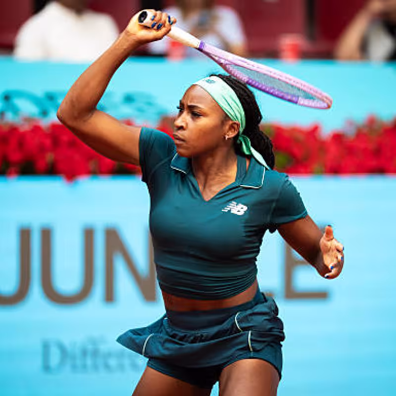 Cori Gauff in Madrid. Photo: gettyimages