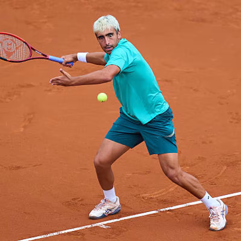 Dani Mérida, qualifying round at Mutua Madrid Open 2026. Photo: gettyimages.
