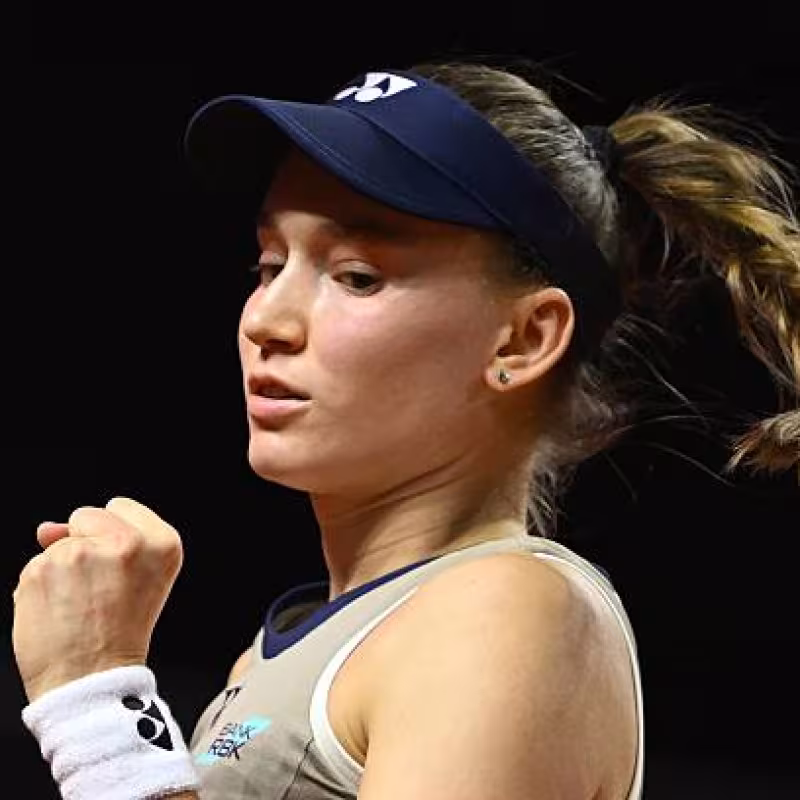 Elena Rybakina, champion in Stuttgart. Photo: gettyimages