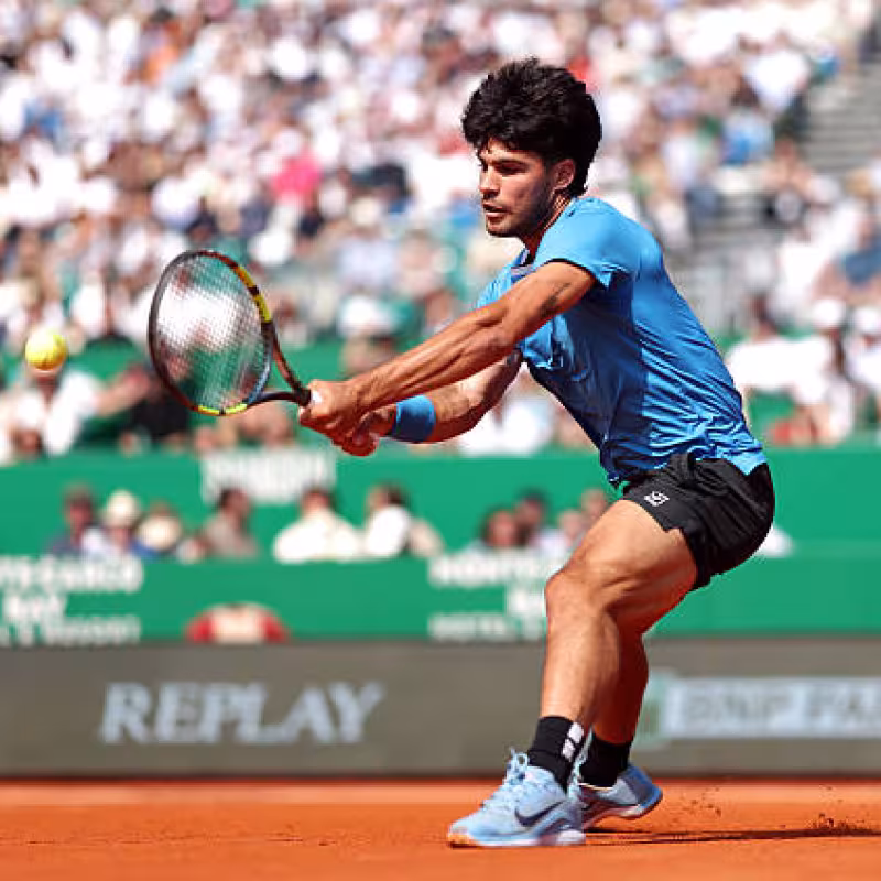 Carlos Alcaraz and Jannik Sinner, final schedule in Monte Carlo. Photo: gettyimages