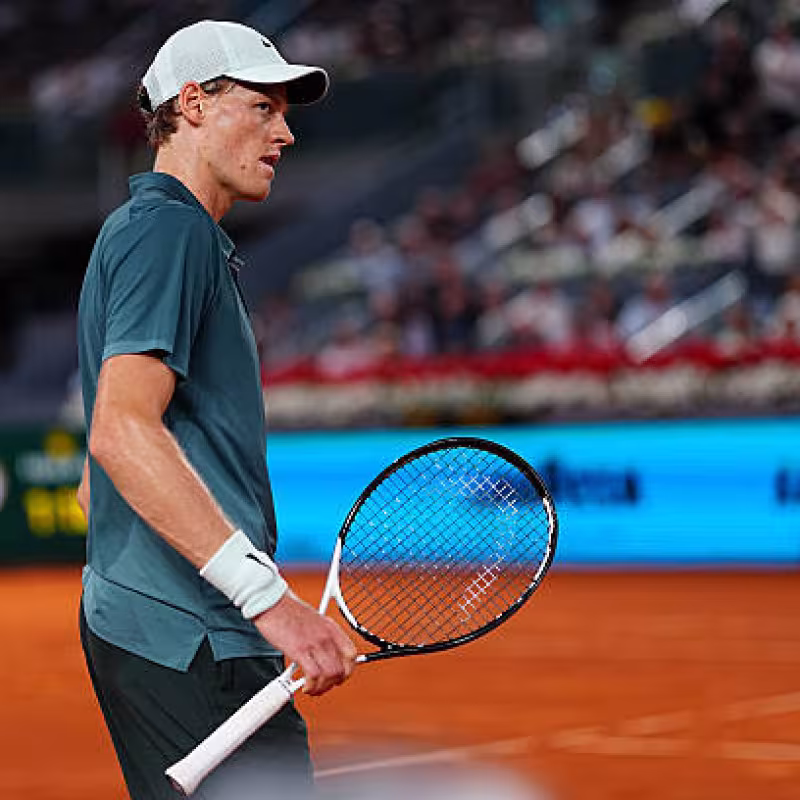 Schedule to watch Sinner Fils in Madrid. Photo: gettyimages