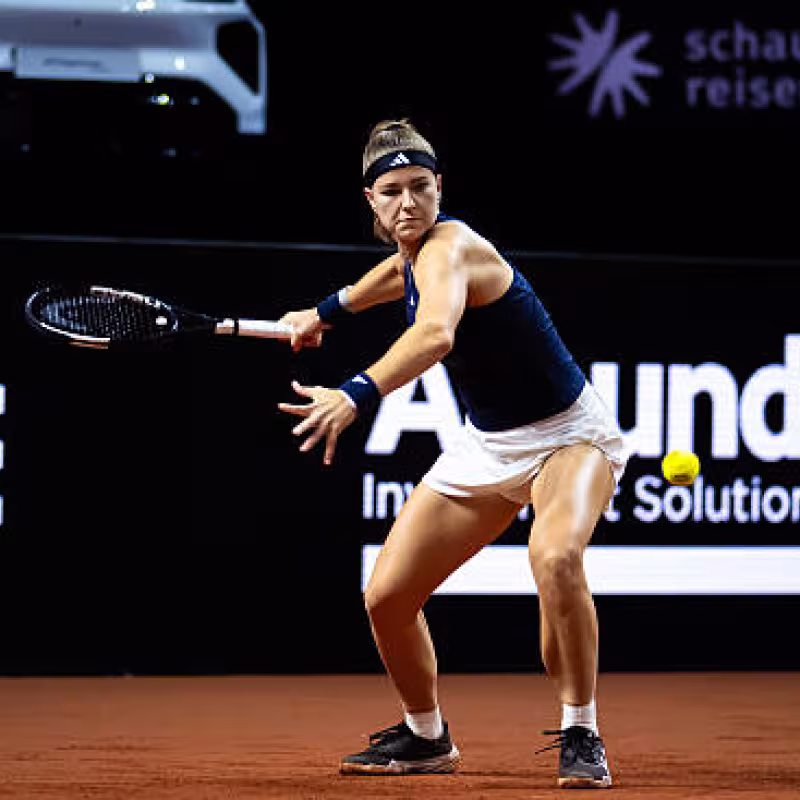 Karolina Muchova wins against Svitolina in Stuttgart. Photo: gettyimages