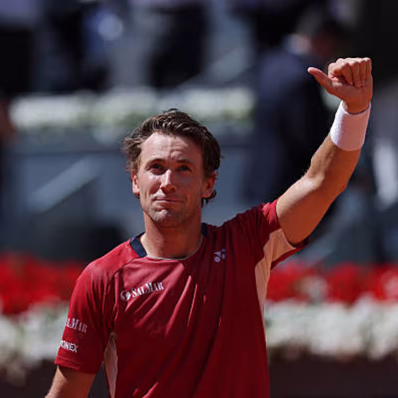 Ruud dominates Davidovich in Madrid. Source: Getty