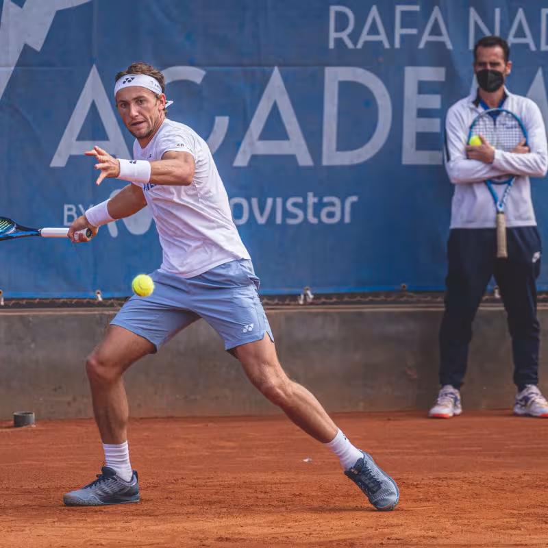 Ruud prepares to defend his crown in Madrid at the Rafa Nadal Academy. Source: Rafa Nadal Academy