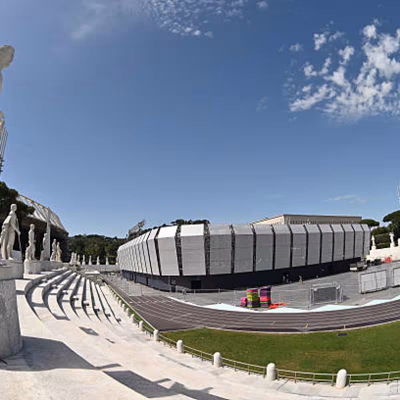 This is how the new second main court of the ATP in Rome looks
